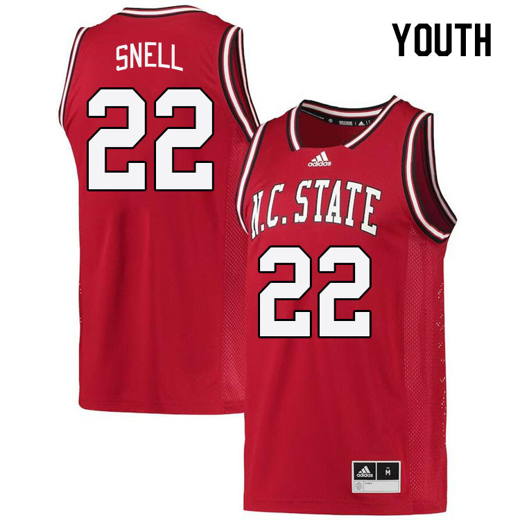 Youth #22 Jordan Snell NC State Wolfpack College Basketball Jerseys Stitched Sale-Retro - Click Image to Close